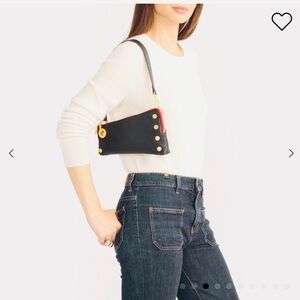 Hammitt Nash Pochette - Stylish Black and Gold Women's Bag (NEW)